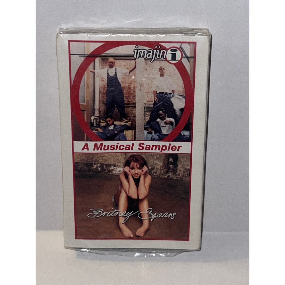 NEW Britney Spears Imajin Musical Sampler Cassette Tape 1998 Promo Jive Records